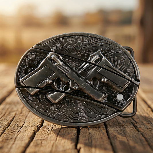 Pocket Knife Buckle (Guns)